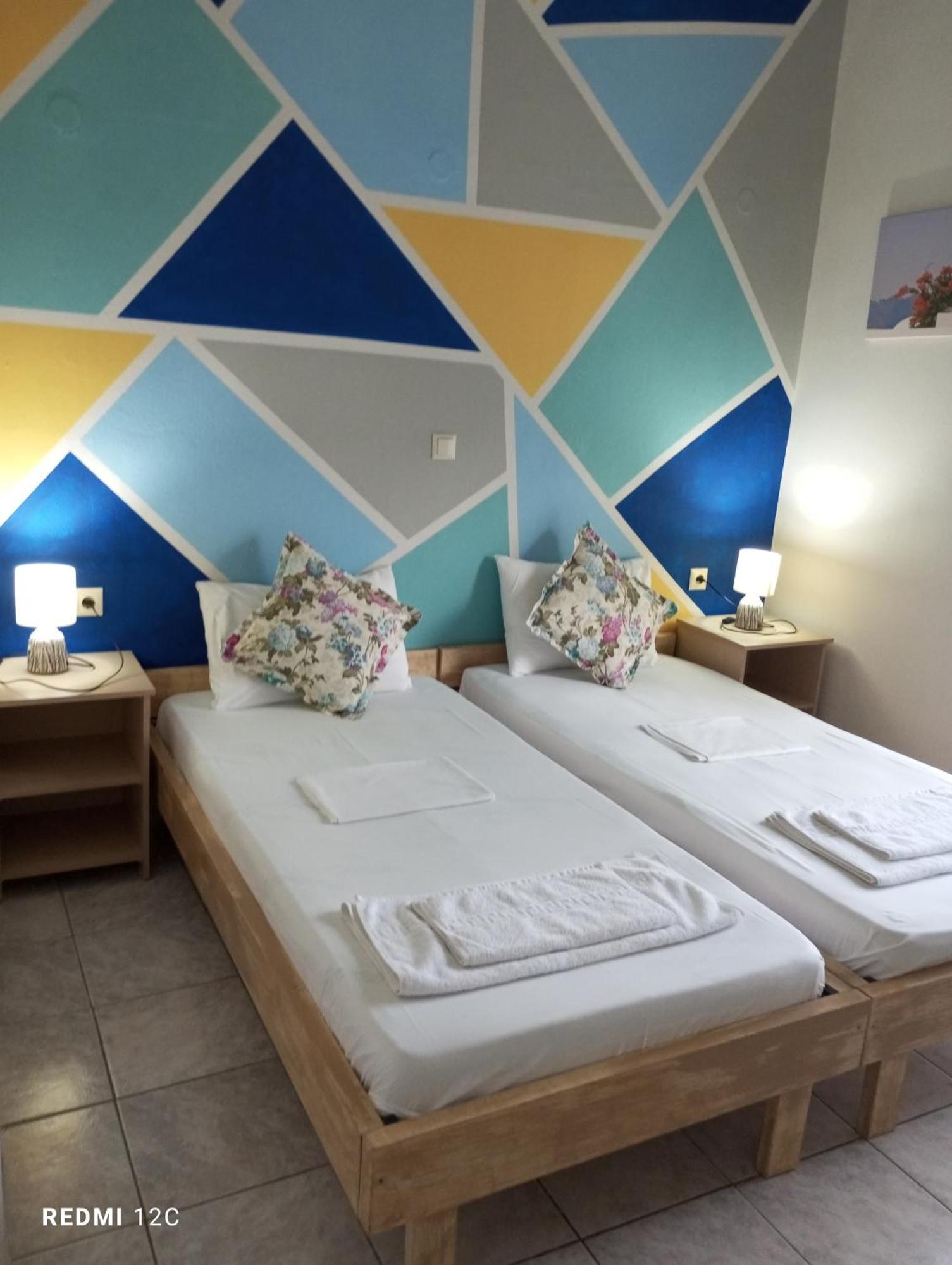 Sunray Apartments Skala Sotiros Bagian luar foto